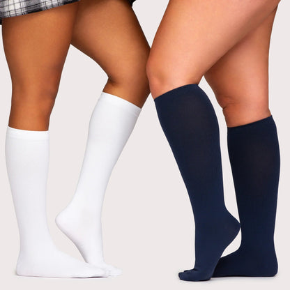 Wide Fit Compression Socks for All-Day Comfort & Support