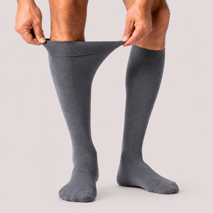Men's Wide Fit Compression Socks for Daily Comfort & Support